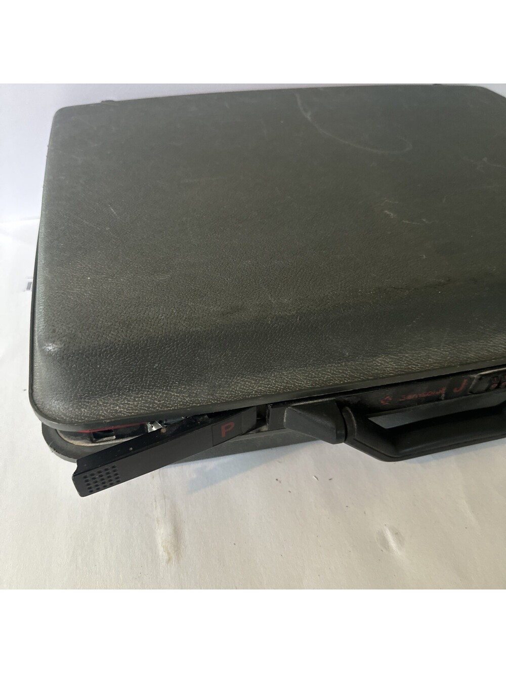 Samsonite Vintage Gray/Black Hard Shell Attache Briefcase w/Combination Lock